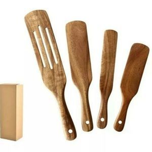 Wooden Kitchen Utensils Set Of 4